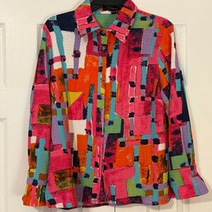 Like New Vibrant Colored Blouse